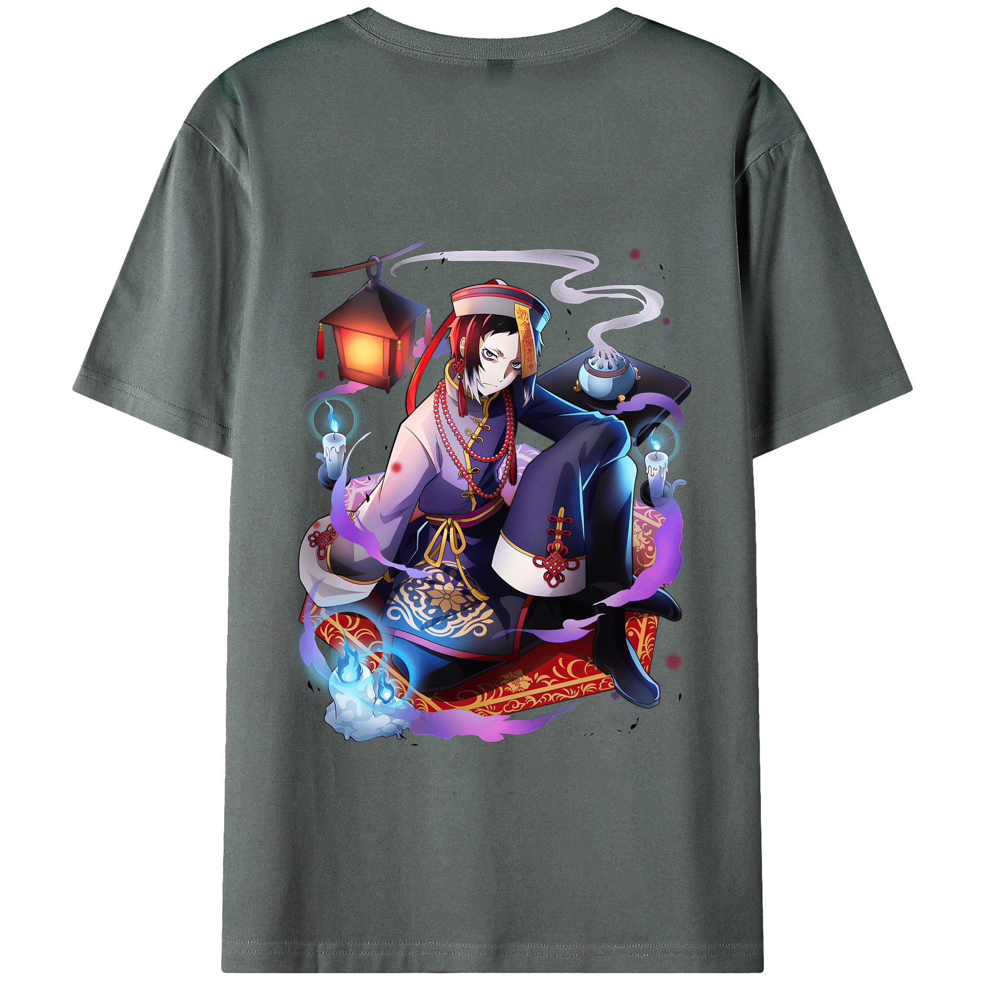 （画像用） 文豪ストレイドッグス Bungo Stray Dogs 綿100％半袖Tシャツ（背面プリント）